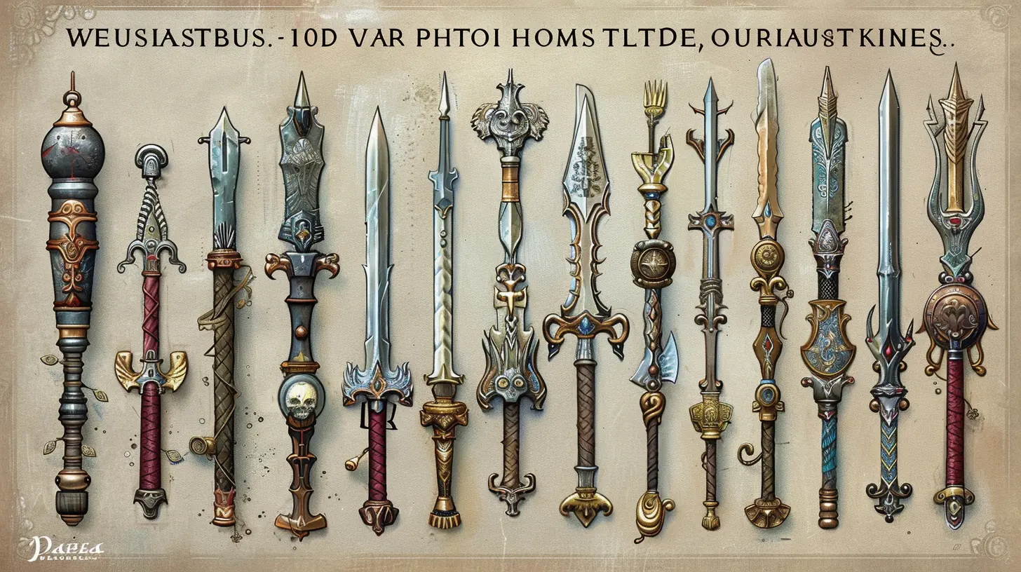 Exploring the World of Fantasy Weapon Customization