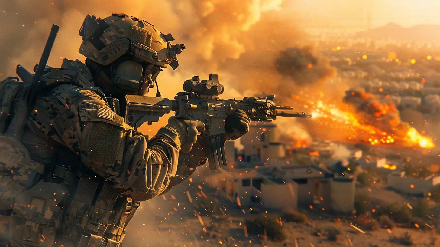 The Influence of Military Tactics in Shooter Games