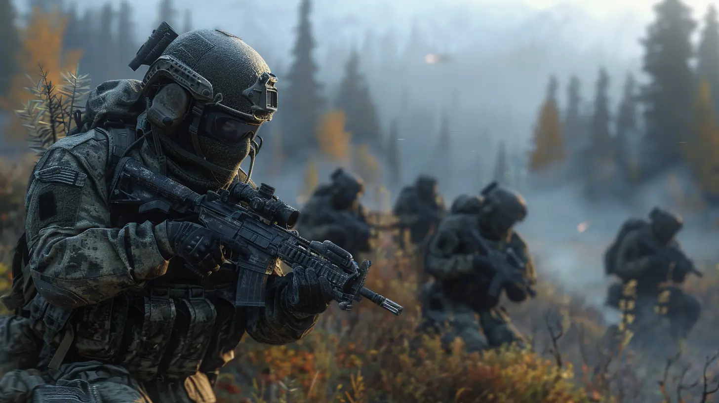 The Influence of Military Tactics in Shooter Games