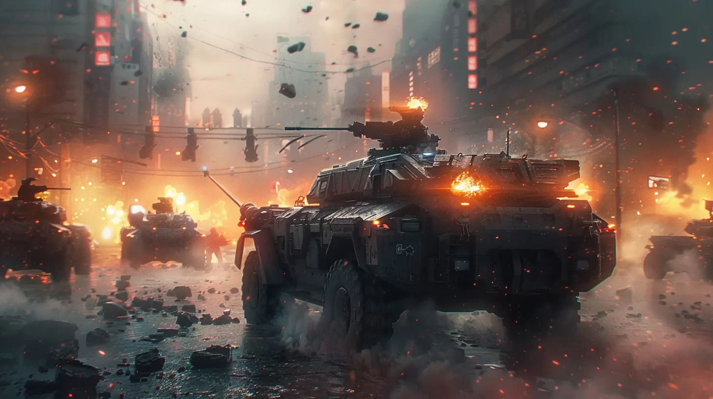 The Role of Vehicles in Large-Scale Shooter Battles