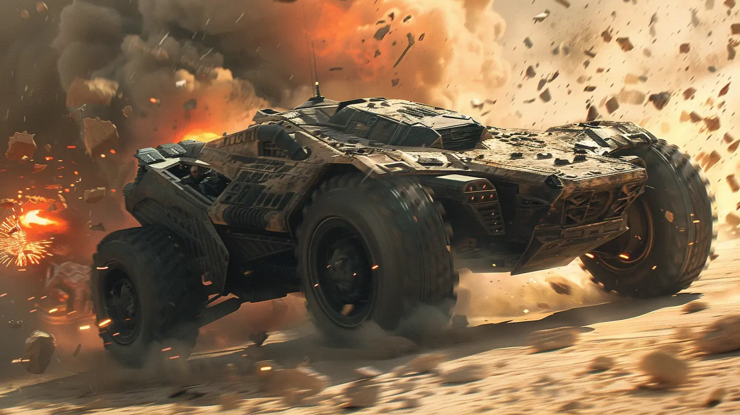 The Role of Vehicles in Large-Scale Shooter Battles