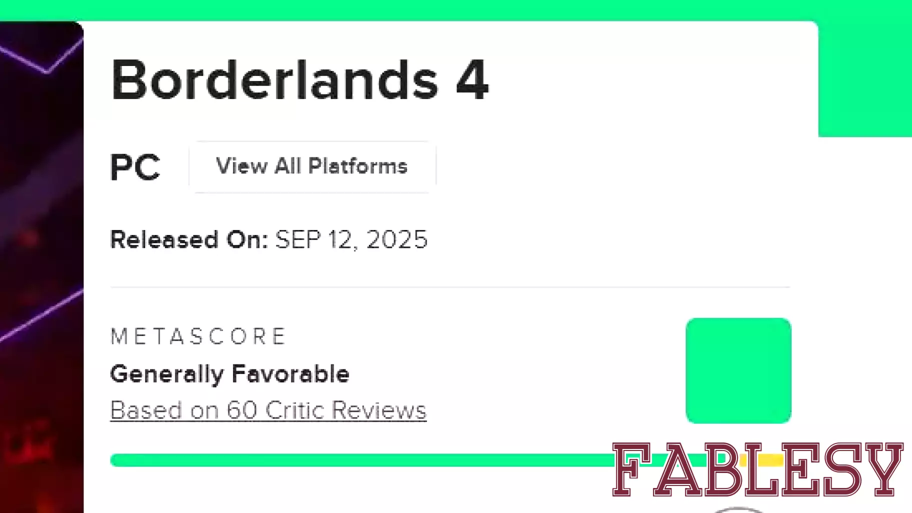 Borderlands 4 Review Scores: A Comparison with Previous Titles