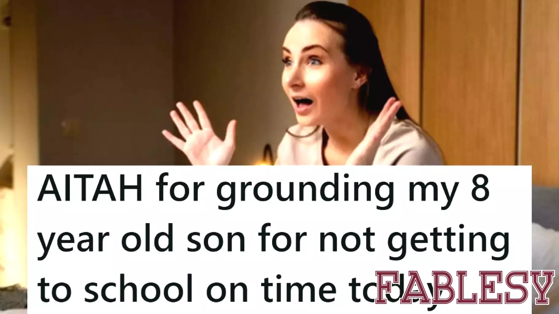 Mom Overslept And When Her Son Woke Up For School, He Played Video Games Instead Of Waking Her Or Getting Ready, So She Grounded Him